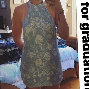 Revolve open back cocktail dress